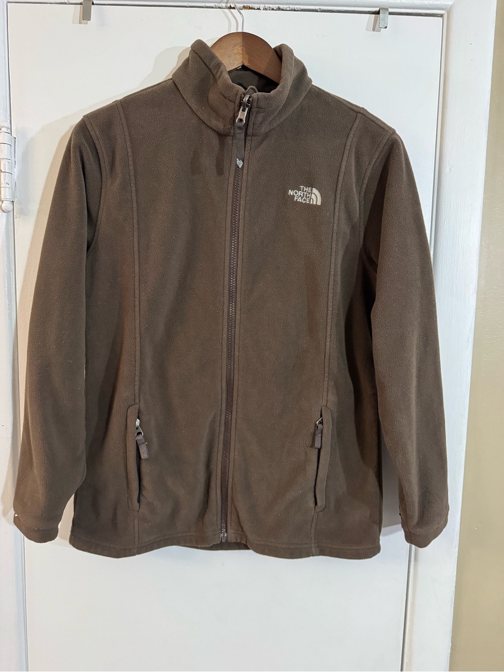 The North Face Kids Brown Full-Zip Fleece Jacket